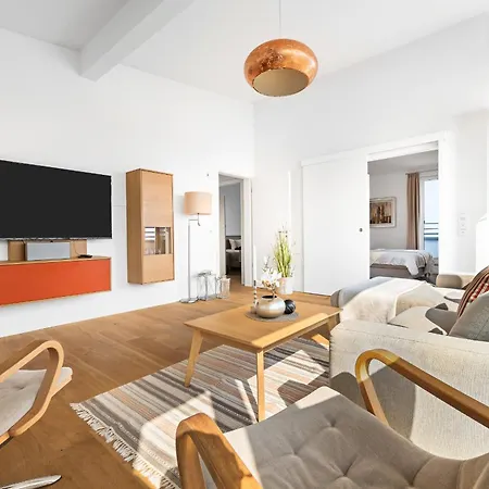 Ocean Queen- Penthouse, Balkon, Ostseeblick, Kamin * 奥尔本尼兹