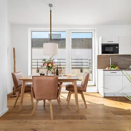 公寓 Ocean Queen- Penthouse, Balkon, Ostseeblick, Kamin *