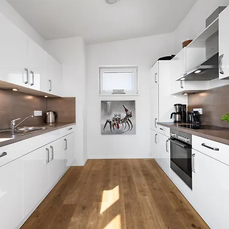 Ocean Queen- Penthouse, Balkon, Ostseeblick, Kamin 公寓 *