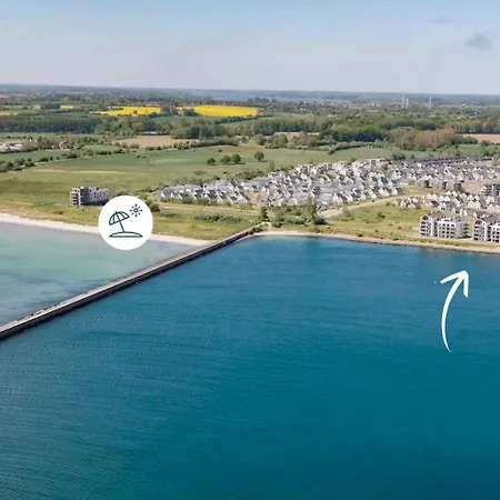 Ocean Queen- Penthouse, Balkon, Ostseeblick, Kamin * 奥尔本尼兹